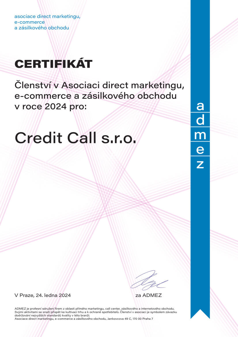 Membership of the Association for Direct Marketing, E-commerce and Mail Order