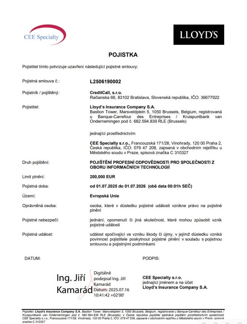 Lloyd’s Insurance Company: Professional indemnity insurance for the IT sector